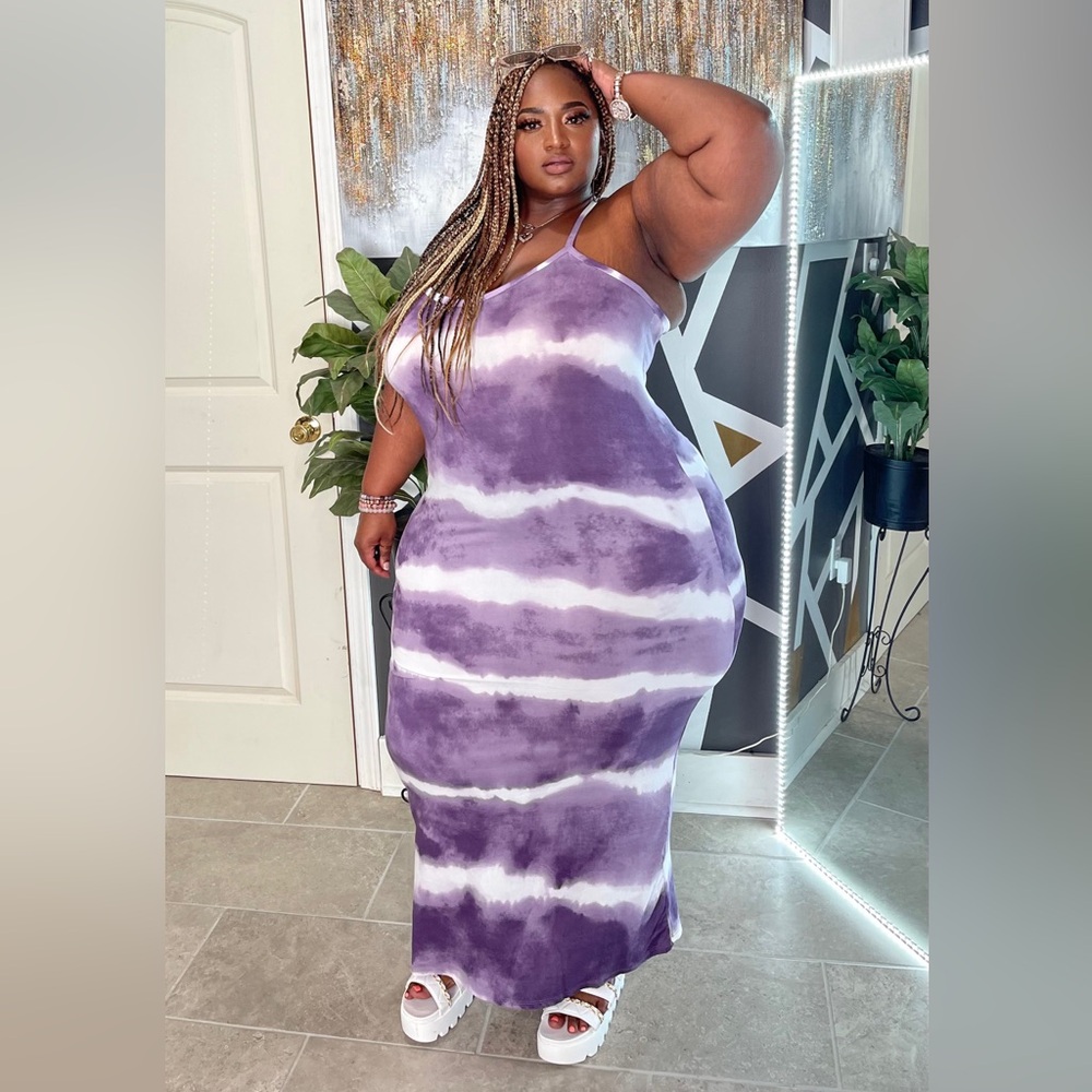 Tye Dye Maxi Purple